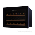 Built In Kitchen Wine Refrigerator Low noise black built in wall wine refrigerator Manufactory